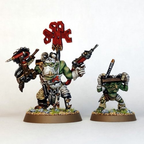 Médiko Ork et infirmier Grot