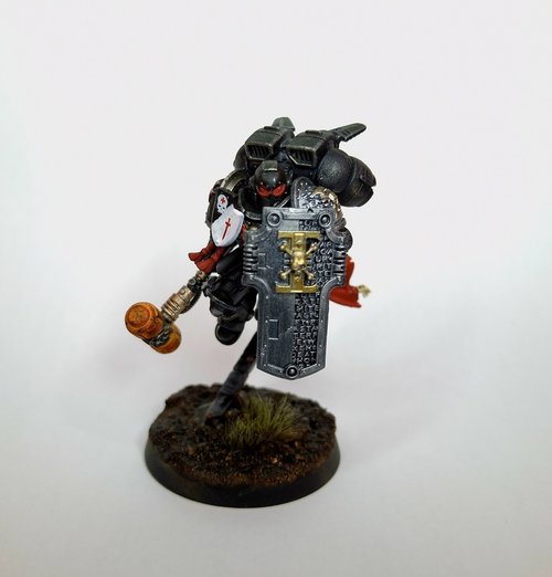 Black Templars Deathwatch Jump Captain with Storm