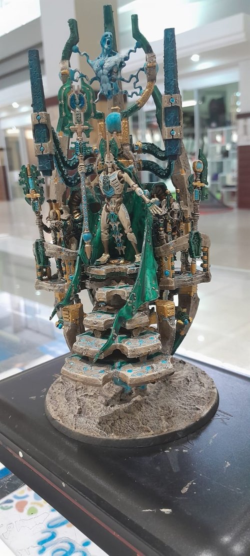 Fossilized Sandstone Necrons: Szarekh the silant k