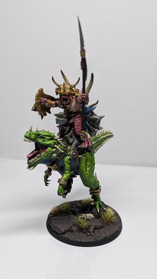 Chameleon raptor rider