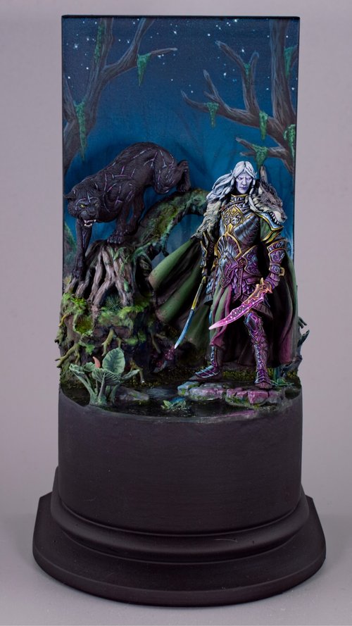 Drizzt Do'Urden and Guenwhyvar