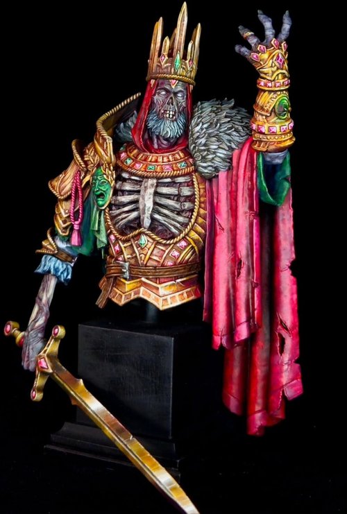King Midas bust