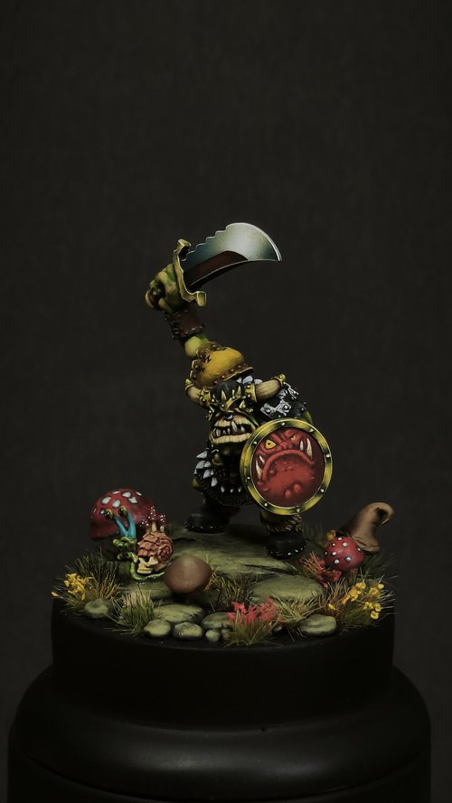 Old World Ork Champion