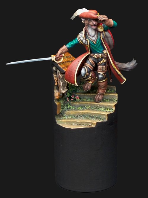 Weasel-folk character