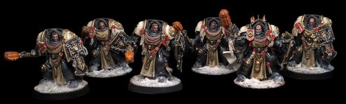 Black Templar Terminator Squad and Captain
