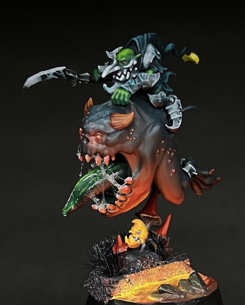 Loonboss on Giant Squig