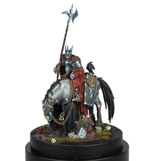 Wight king on steed