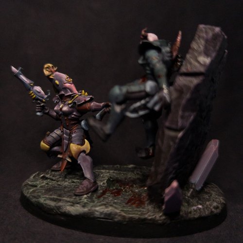 Offering to the Dark City - Drukhari Diorama