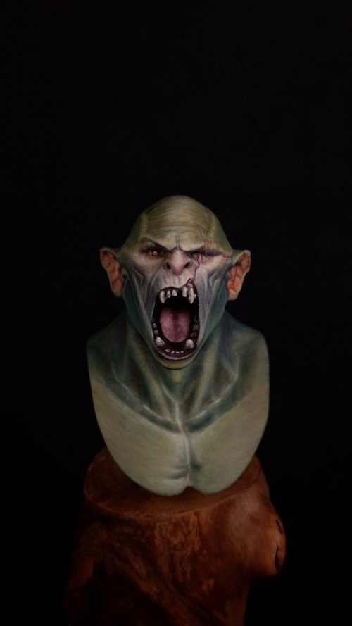 Academic Orc Bust