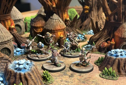 Ewoks on the Forest Moon of Endor