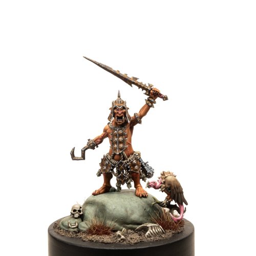Hobgrot with his vulture