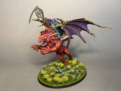 Chaos Lord Sorcerer On Manticore
