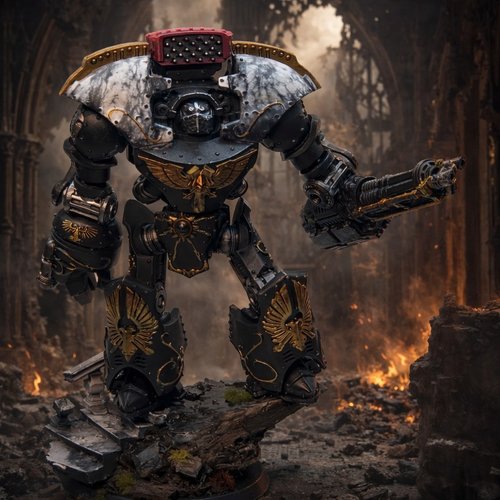 proxy 'Telemon' heavy dreadnaught (80mm mini, 110m