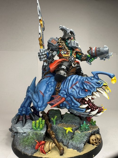 Pirate Beastboss on Aquatic Squigosaur