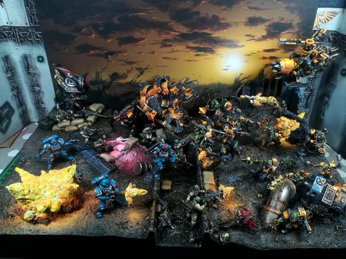 Trench battle