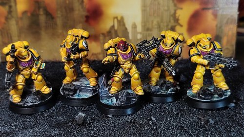 Imperial Fists Intercessor Squad