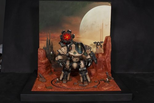 Mechanicum Thanatar diorama
