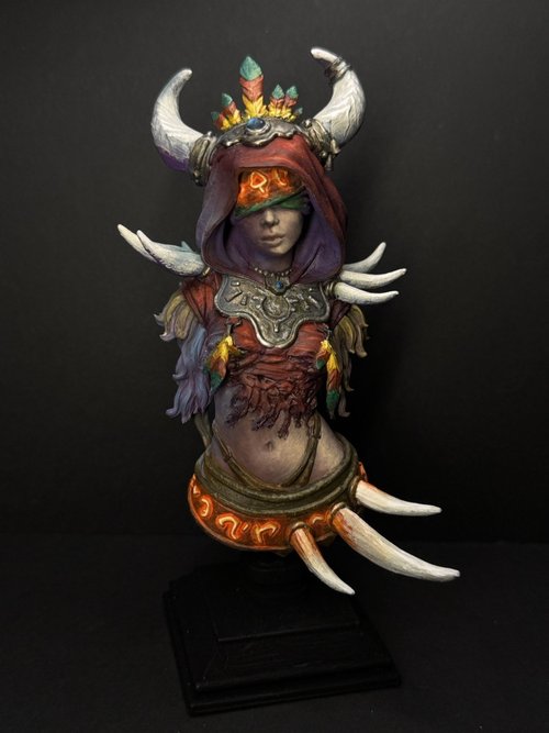 Shaman Emerging from the Shadows