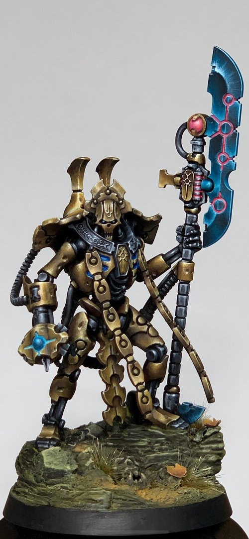 Necrons Overlord with Tachyon Arrow