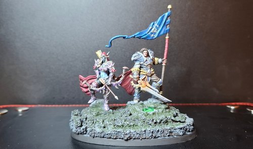 King Varian Wrynn and Sylvanas Windrunner