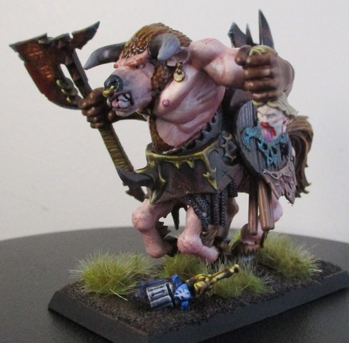 Beastman Warhoof conversion/kitbash