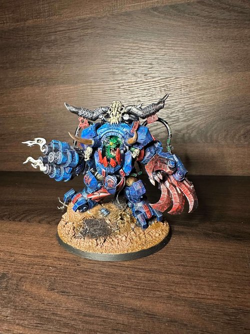 Ghazghkull Thraka painted by Jared Aldi