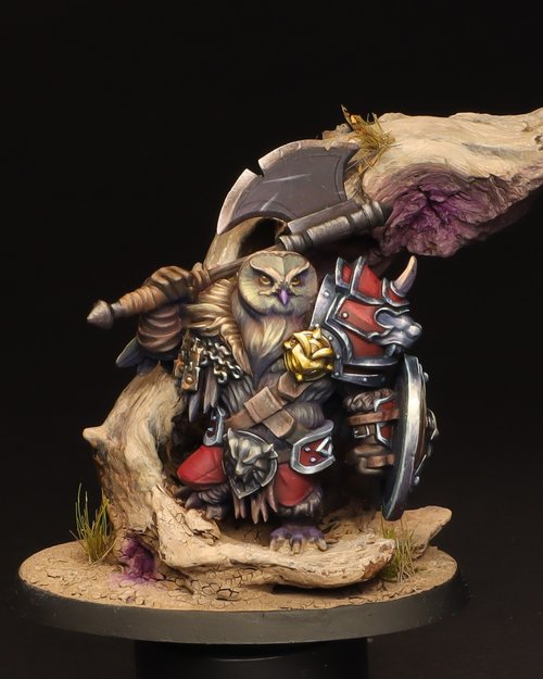 The Owl barbarian