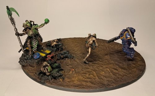 Necron Summoning Diorama