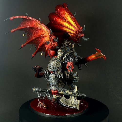 Angron with magnetized armor