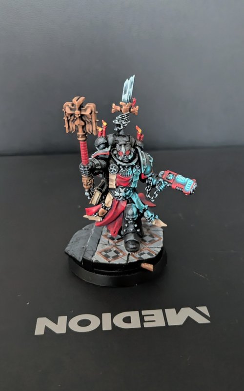 Grimaldus  without airbrush or fluorescent paints