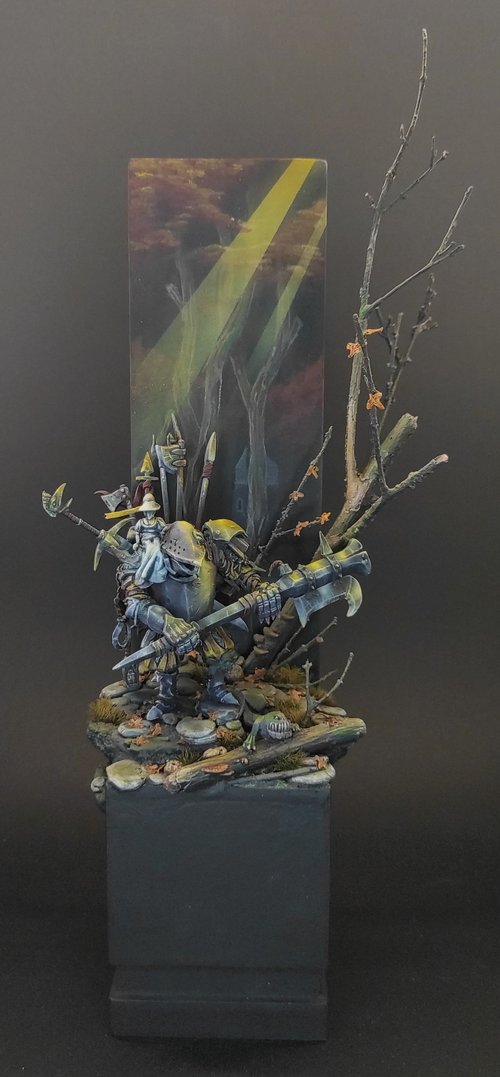 ogre in the morning wood