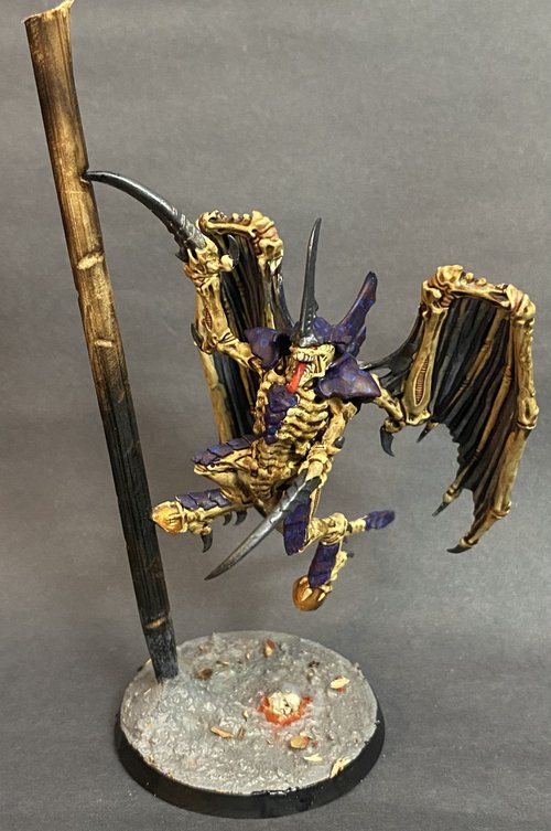 A Winged Tyranid Searches for Biomass