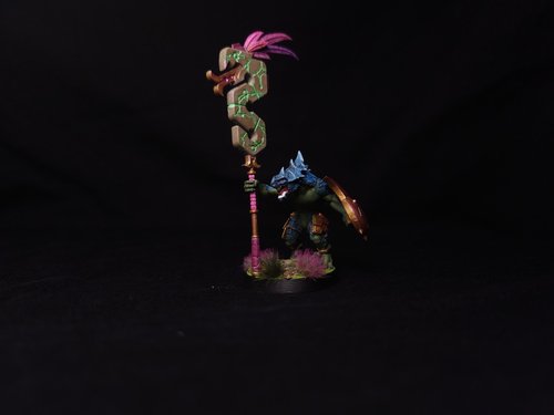 Saurus Warrior with Magic Staff