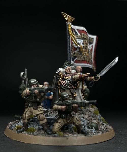 Colonel Creed at the Battle of Tyrok Fields