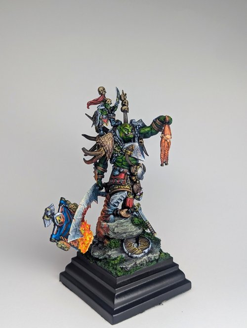 Orc Warboss Claiming Victory