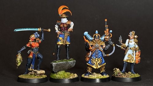 Rogue trader and retinue