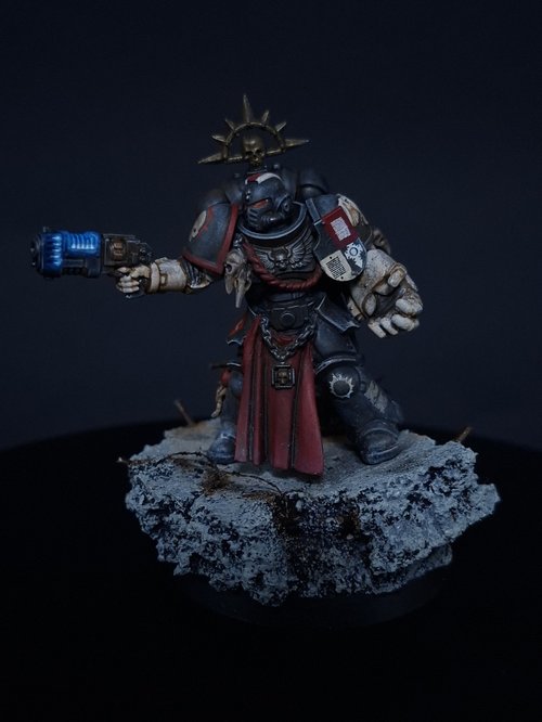 Lieutenant with plasma pistol