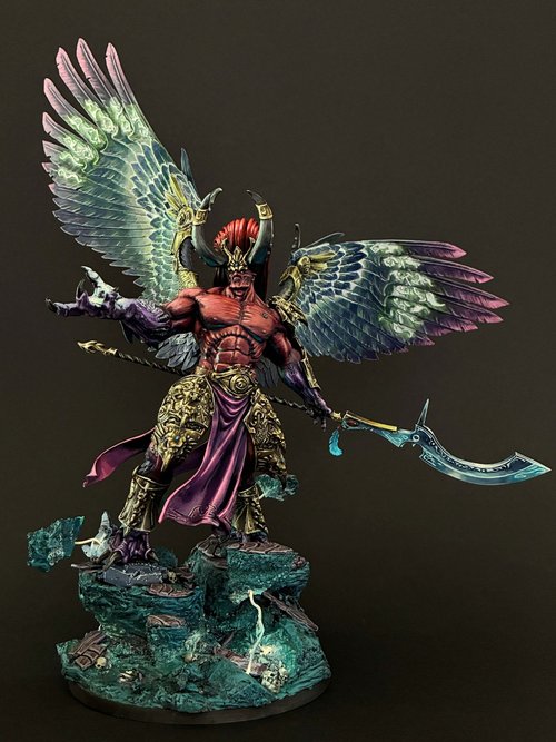 Magnus the red, and purple, and green, and yellow