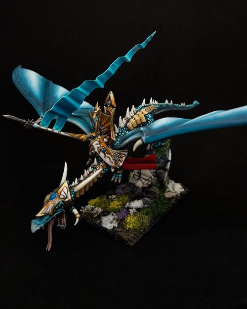 High Elf Lord on Dragon