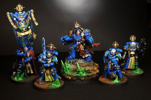 Ultramarine Command Squad
