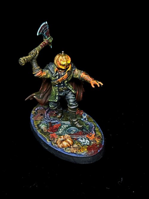 Headless Horseman visits Broms grave