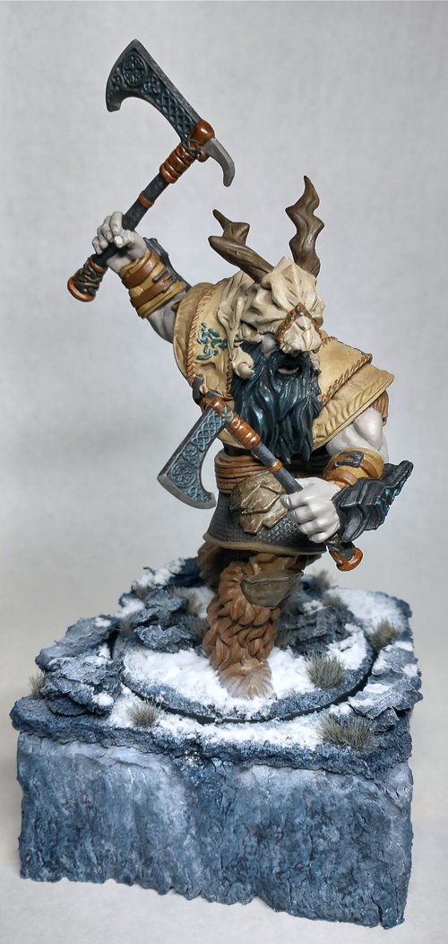 Giant on Rocky Ice Block (with removable base)
