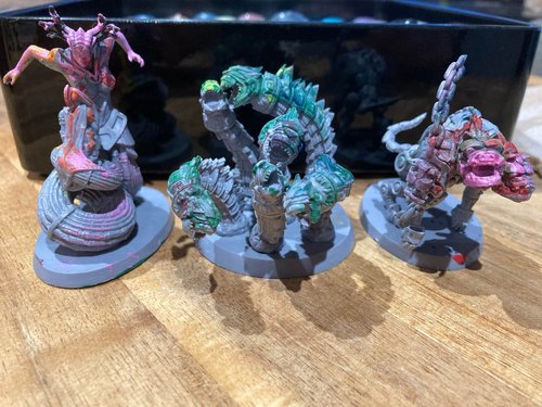 Medusa / Hydra / Cerberus by Leia Jeannin (2.5 Yea