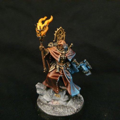 Canoness in battle ruins