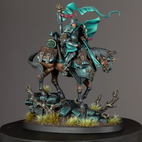Freeguild Marshal on horse