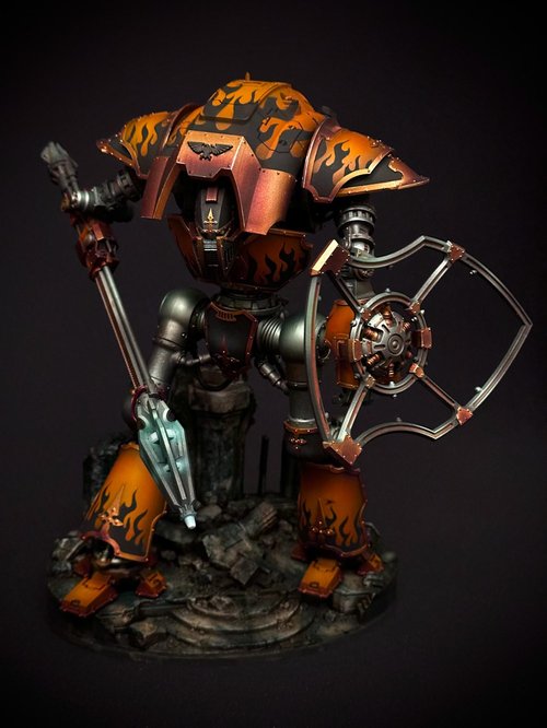 Cerastus Knight Lancer with Flame Armor