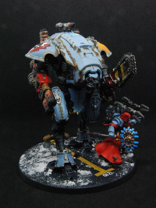 Iron Priest brings an Armiger to the pack.