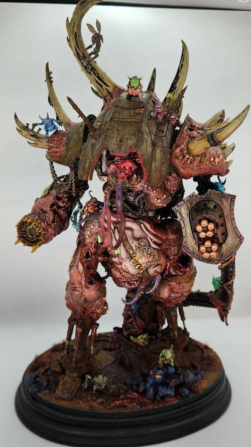 Deathguard Glotknight kitbash