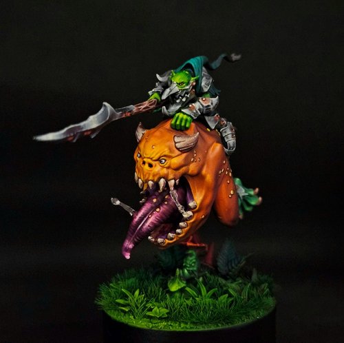 Loonboss on giant cave squig