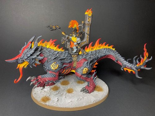 Auric Runefather on Magmadroth